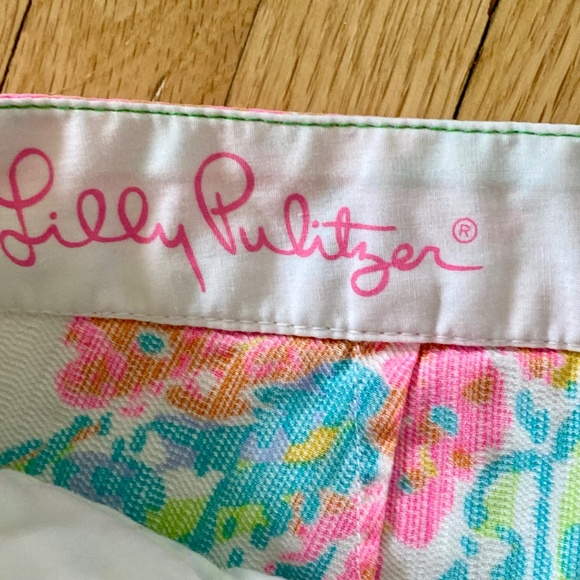 Lilly Pulitzer Buttercup Scallop Hem Resort White Casa Marina Shorts Size 00 - Picture 6 of 15